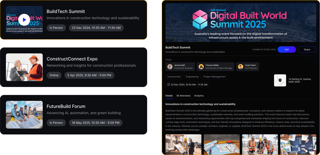 Host & Showcase Your Trade Event Host & Showcase Your Trade Event